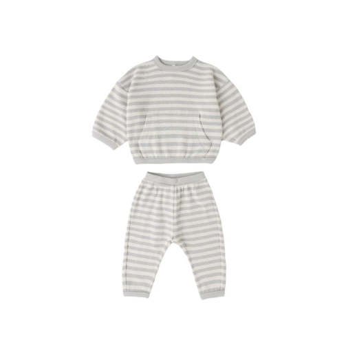 Waffle Sweater Set | Sky Stripe - Jane’s
