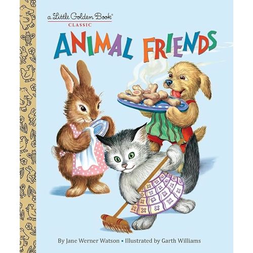 Animal Friends (Little Golden Book) Hardcover – Picture Book, January 12, 2016