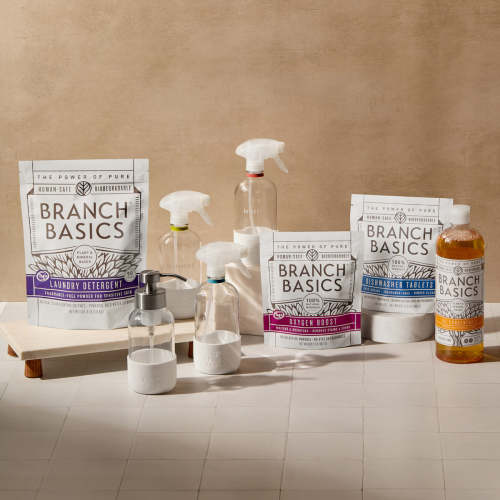 Foaming Wash Bottle - Single, Glass, Brushed Chrome