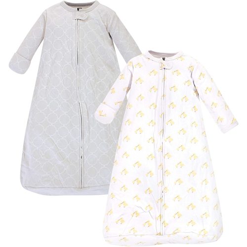 Hudson Baby Unisex Baby Cotton Long-Sleeve Wearable Sleeping Bag, Sack, Blanket