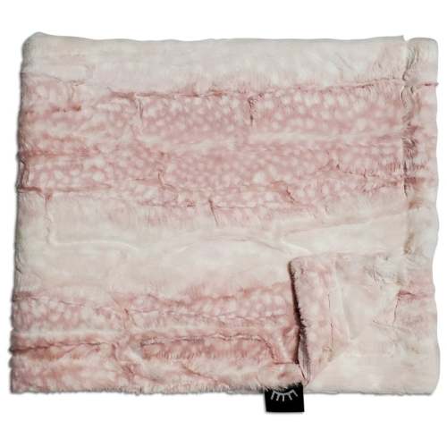 Cibirian Blush Pink Girls Minky Blanket