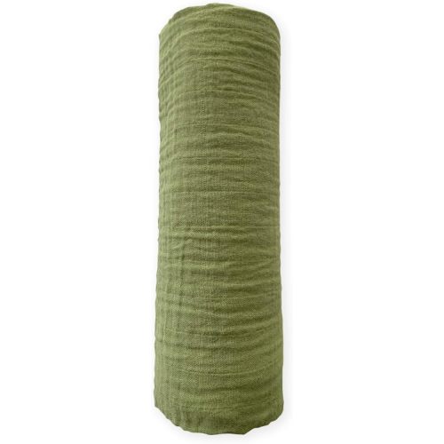 SwaddleDesigns Cotton Muslin Swaddle Blanket, Receiving Blanket for Baby Boys & Girls, Best Registry Gift, 46x46 inches, Green Turtle