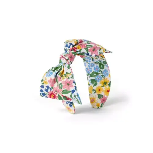 Girl Sunny Yellow Floral Floral Bow Headband by Janie and Jack