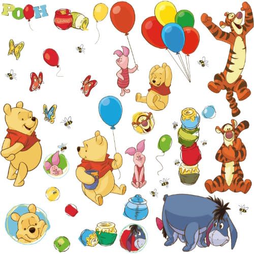 Disney Winnie The Pooh Pooh & Friends Peel & Stick Wall Decal by RoomMates, RMK1498SCS