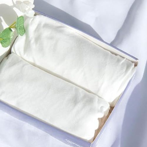 100% Cotton Bassinet Sheets Compatible with ANGELBLISS, Jimglo, Mika Micky, MMBABY, HARPPA and AMKE(33"x19") Baby Bassinet Bedside Sleeper, 2 Pack, Ultra Soft Bassinet Sheet for Baby, White