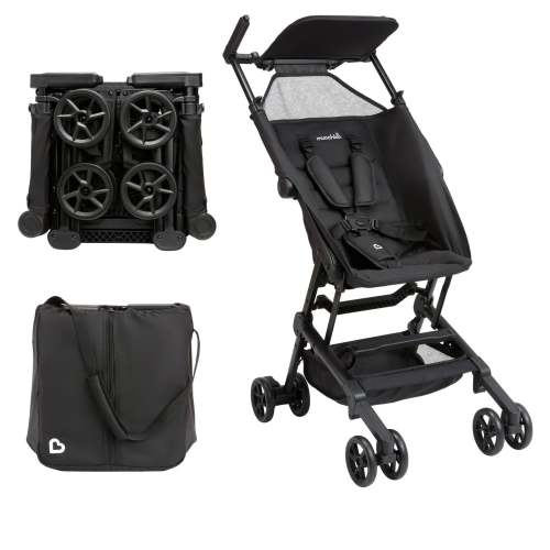 Munchkin Sparrow Travel Baby Stroller, Ultra Compact and Lightweight, for Babies and Toddlers, Black