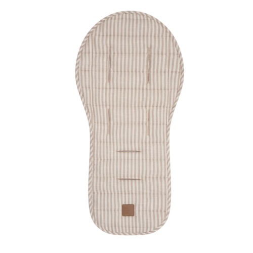 Natural Stripe Universal Linen Pram Liner