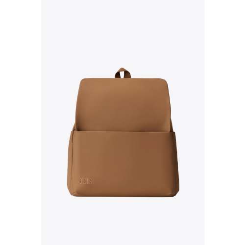 The Everyday Diaper Backpack in Camel Nylon