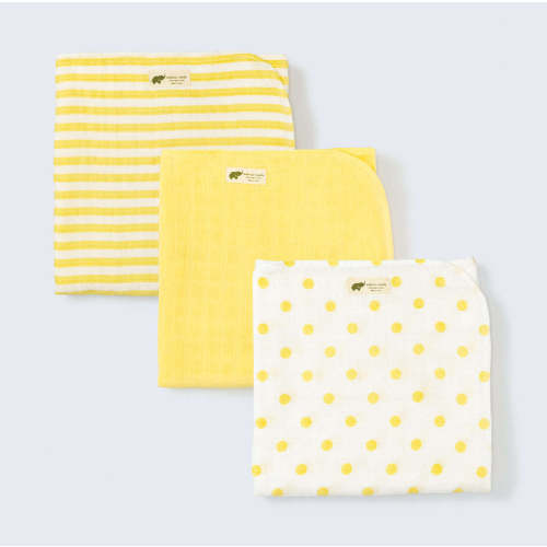 Cotton Muslin Swaddle 3-Pack - Organic Baby Clothes - Monica + Andy