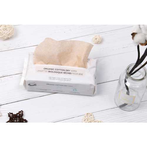 Organic Cotton Dry Baby Wipes