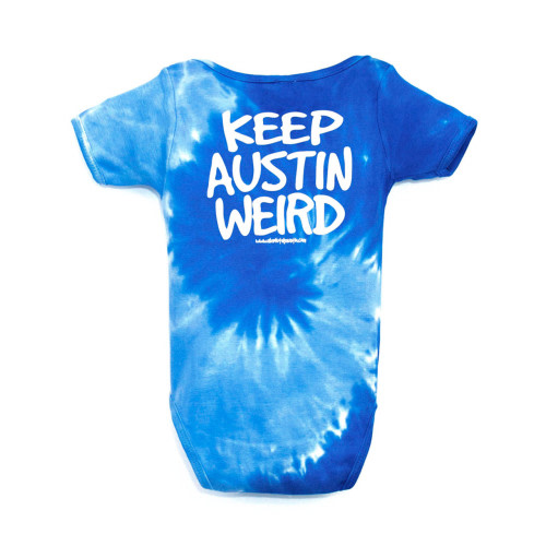 Keep Austin Weird Tie-Dye Onesie