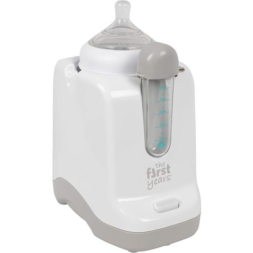 The First Years Baby Bottle Warmer and Sterilizer - Pacifier and Bottle Nipple Sanitizer - Feeding Baby Essentials for Formula or Breast Milk - Holds Multiple Sizes