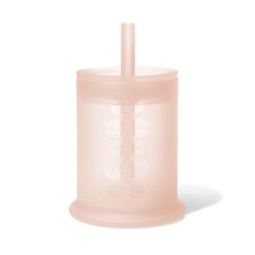 Olababy Training Cup with Straw + Lid - Coral - 5oz