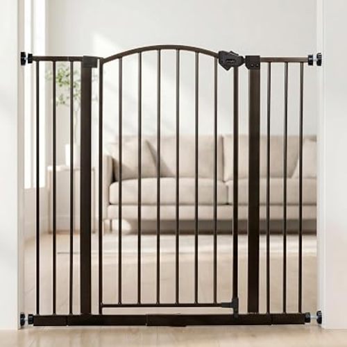 Regalo Safety 36" Extra Tall Arch Baby Gate, Bottom of Stairs & Doorways