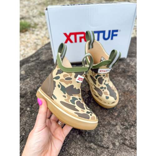 Little Kid's & Toddler Xtratuf Duck Camo Ankle Deck Boot – Boot Country