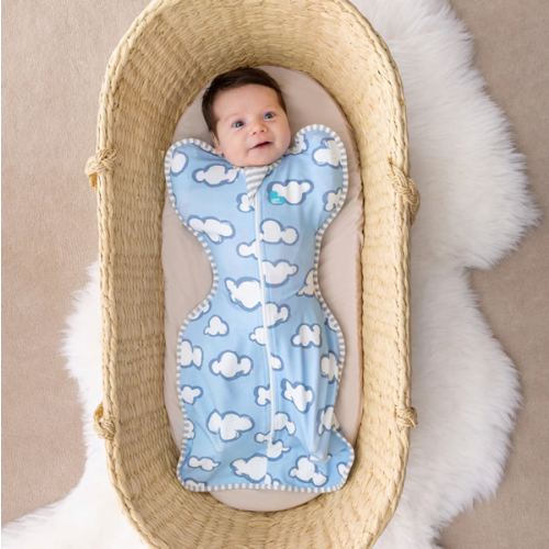 Swaddle Up™ 1.0 TOG Cotton Dusty Blue Daydream