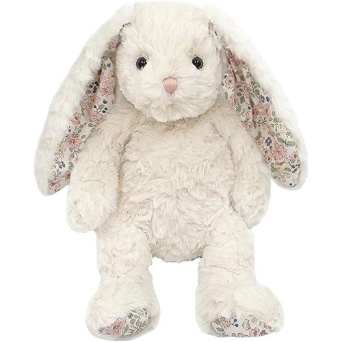 MON AMI Faith The French Bunny Plush Toy | 13-Inches Soft Stuffed Animal | Elegant Nursery Décor & Cozy Companion | Plush Gift for Easter, Baby Showers, Birthdays & Home Accents
