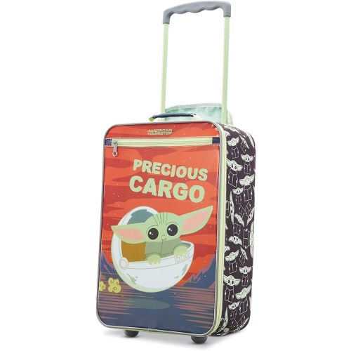 American Tourister Kids' Disney Softside Upright Luggage, Star Wars The Child, Carry-On 18-Inch
