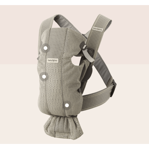 BabyBjörn Baby Carrier Mini - grey beige - mesh