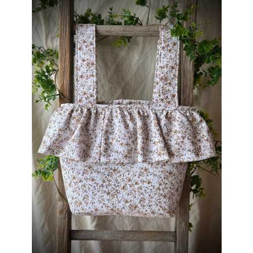 Ruffled stroller bag