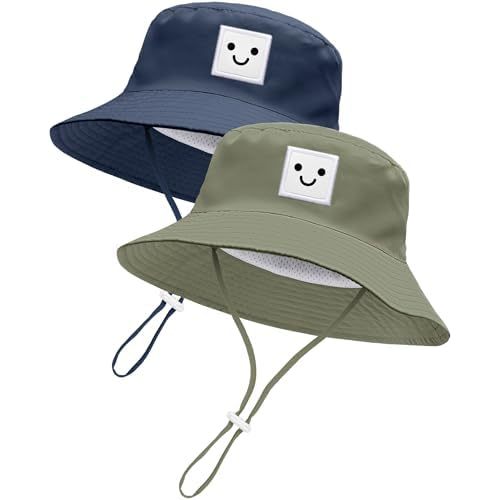 Baby Sun Hat Toddler Bucket Hats UPF 50+ Kids Summer Sun Protection Beach Hat for Boys Girls