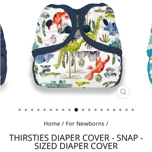 Thirsties Diaper Cover - Snap - sized diaper cover