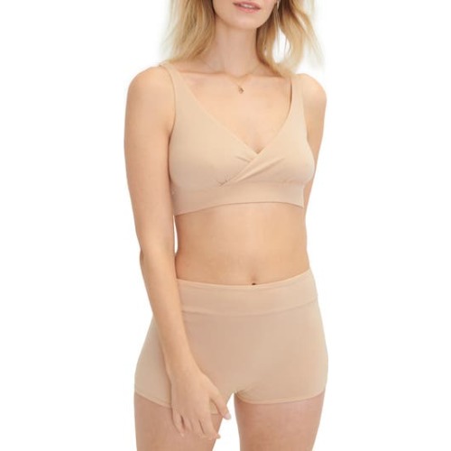 Crossover Pima Cotton Blend Nursing Bra, Large