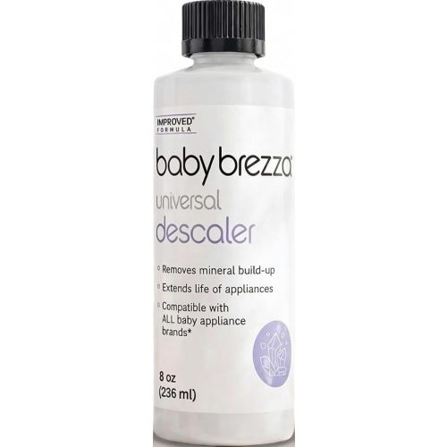 Baby Brezza Descaler 8 oz. Made in USA. Universal Descaling Solution for Baby Brezza and other baby appliances. Removes mineral build-up and extends your machine’s lifespan