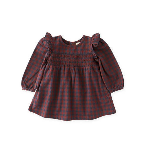 Flannel Smocked Dress