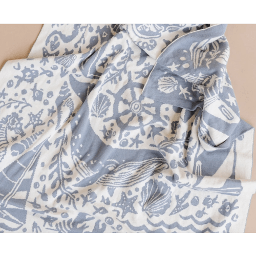 Cotton Nautical Blanket