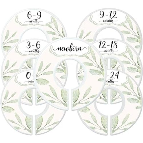 Baby Girl Clothes Dividers Nursery Closet Dividers Closet Organizers Botanical