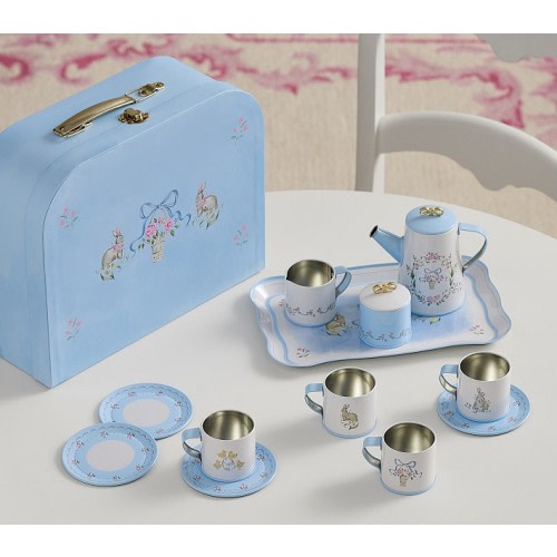 LoveShackFancy Bunny Damask Tea Set