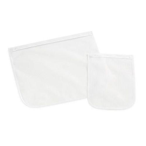 Whitmor S/4 Mesh Wash Bags: Small Lingerie & Garment Laundry Bags, Multipurpose, Multicolored, 18"x21"