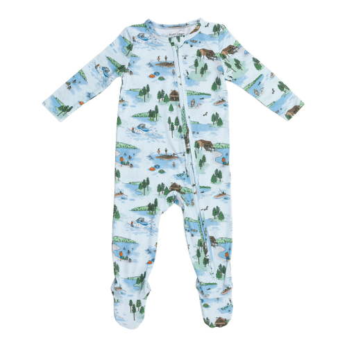 Angel Dear Baby Boys 2-Way Zipper Footie - Samsclub.com