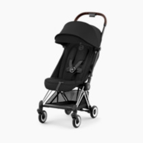 Cybex COYA Compact Lightweight Stroller - Chrome Dark Brown/Sepia Black