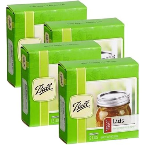 Ball Regular Mouth Jar Lids 4 pack