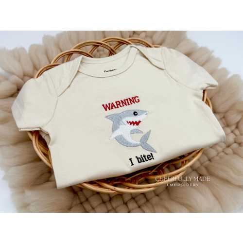 Shark "I bite!" Onesie