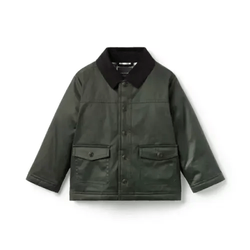 Boy Jungle Vine The Waxed Field Jacket by Janie and Jack