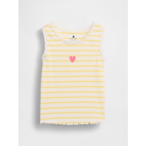 Baby & Toddler Graphic Stripe Rib Tank Top