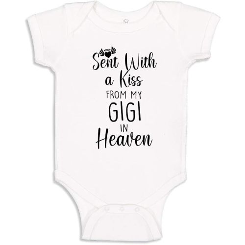 Sent with A Kiss from My Gigi in Heaven Baby Bodysuit Infant One Piece