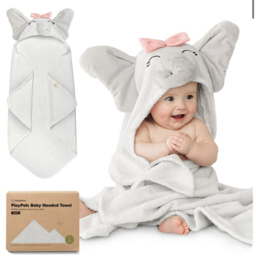 PlayPals Hooded Towel
in Ella (Girl Elephant)
