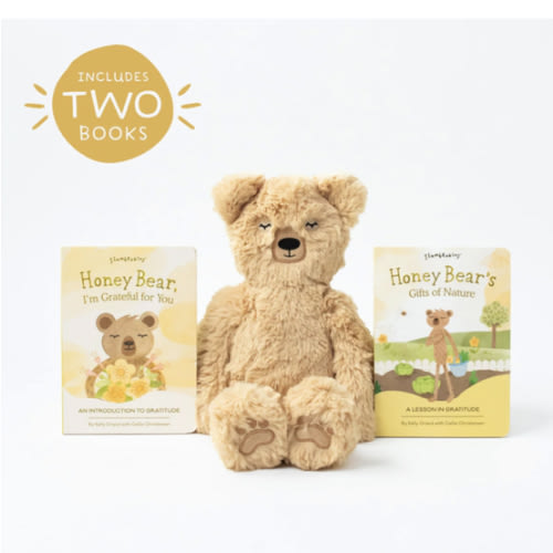 Honey Bear Stuffed Animal & Books on Gratitude | Slumberkins