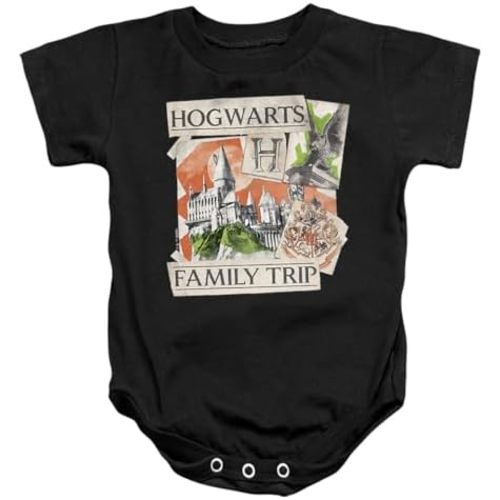 Popfunk Harry Potter Family Trip To Hogwarts Scrapbook Unisex Infant Snap Suit for Baby