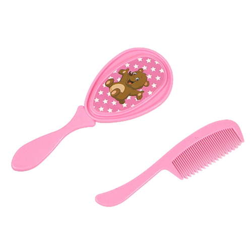 PEACNNG Cartoon Baby Comb Set Soft Toddler Brush Comb Brush Cartoon Baby Hairbrush Newborn Hair Brush Infant Comb Head Massage