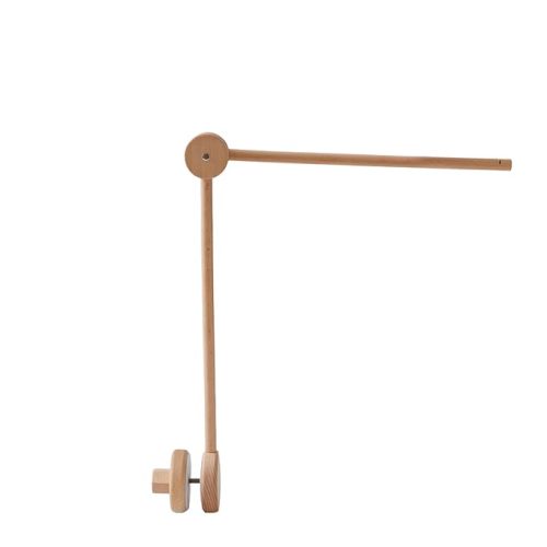 GOODMOM Crib Mobile Arm - Baby Mobile Hanger with 360° Vertical Adjustment, Anti-Tip Clip for Enhanced Safety, Universal Mobile Arm for Cribs, Sturdy & Secure Hanger & Stabilizer for Nursery Mobiles