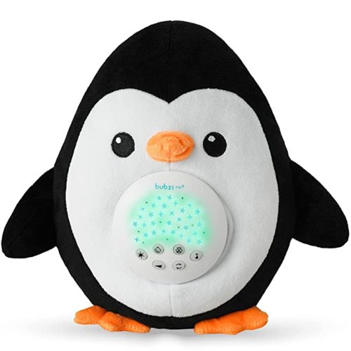 Baby Soother Cry Activated Sensor Toys Penguin White Noise Sound Machine, Toddler Sleep Aid Night Light, Unique Baby Girl Gifts & Baby Boy Gifts, Woodland Baby Shower, New Baby Gift Gender Neutral