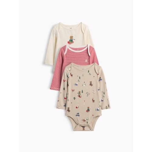 Baby First Favorites Organic Cotton Bodysuit (3-Pack)