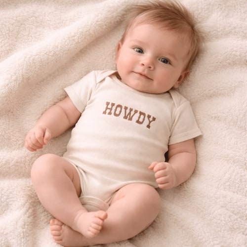 Howdy Embroidered Bodysuit