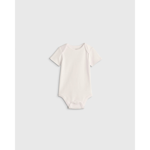 100% Organic Cotton Short Sleeve Bodysuit - Baby in Little Daisies