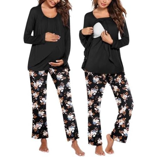 Medium - Nursing Pajama Set